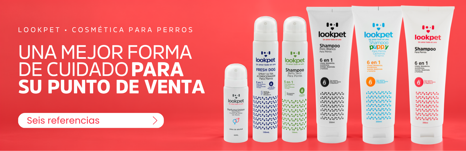 Lookpet, cosmética para perros: seis referencias