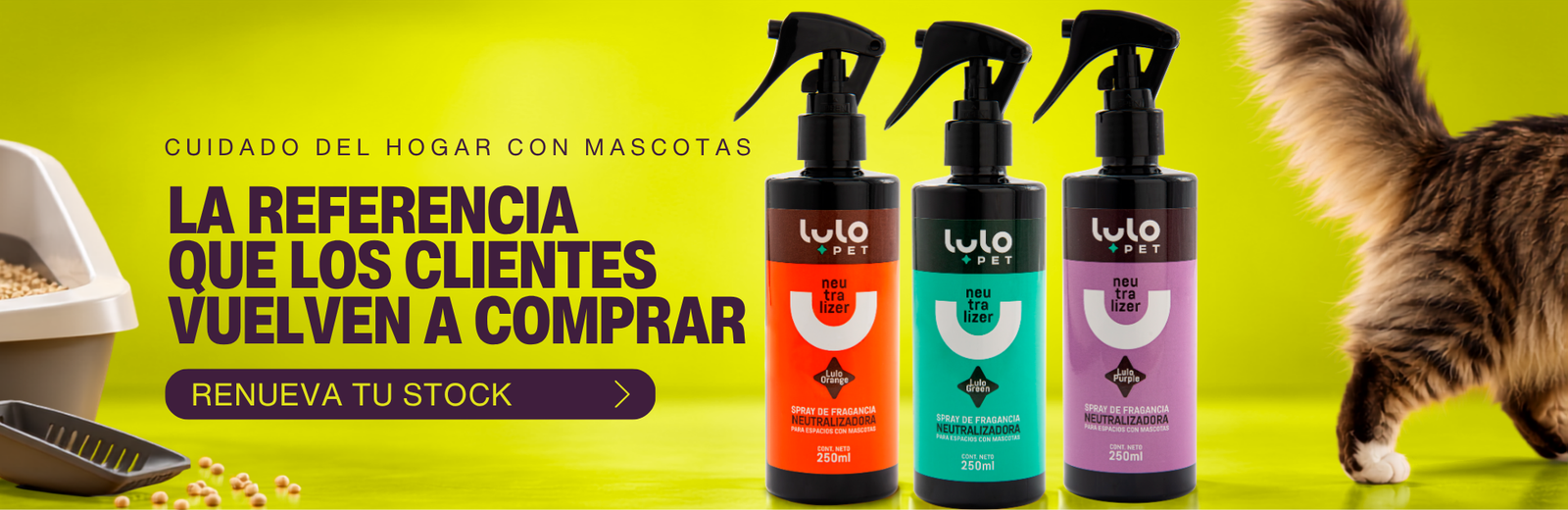 LuloPet Neutralizer, cuidado del hogar con mascotas