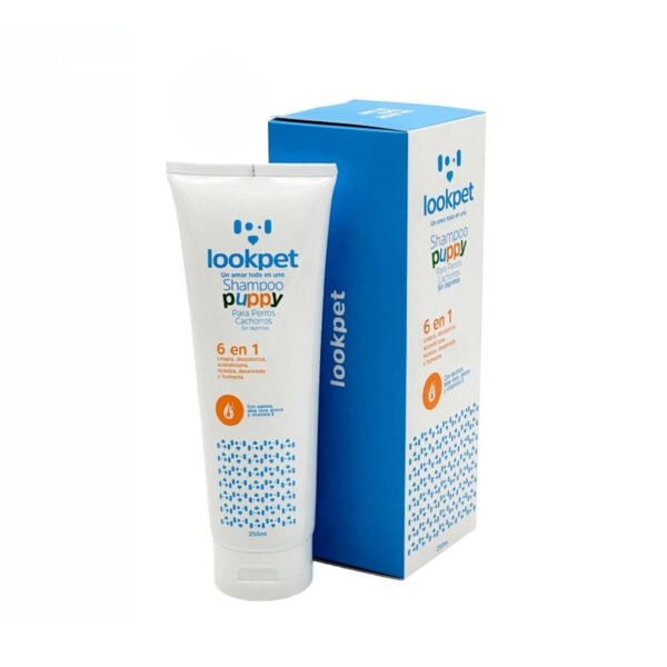 Shampoo Puppy para Cachorros 6 en 1 con Quinoa · 250 mL · Lookpet