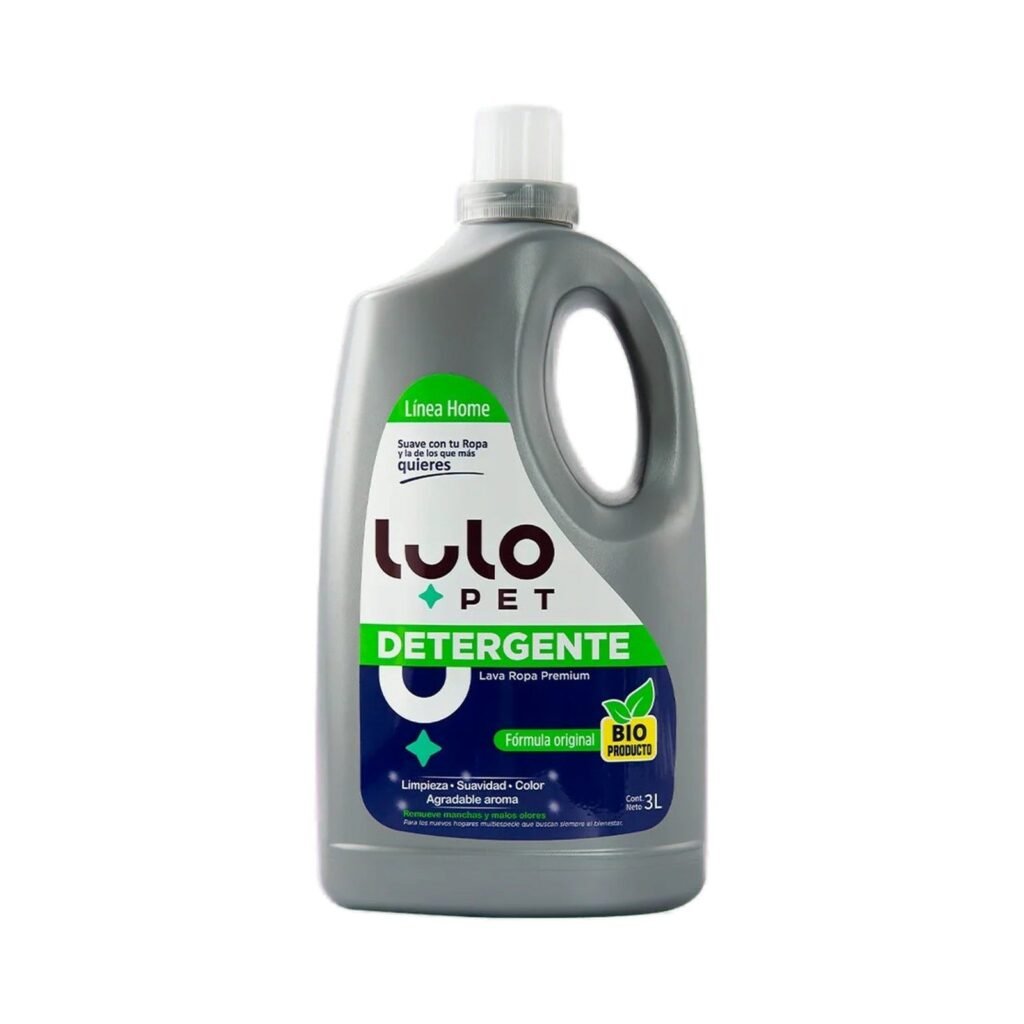 LuloPet Detergente Premium Lava Ropa · 3 L